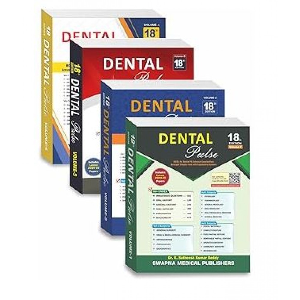 Dental Pulse(4 Vol set);18th Edition 2025 by K. Satheesh kumar Reddy