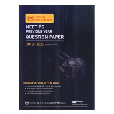 NEET PG Previous Year Question Paper;1st Edition 2025 by Abhishek Gupta