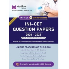 INI CET Solved Question Papers (2020-2025);1st Edition 2025 by Dr Abhishek Gupta