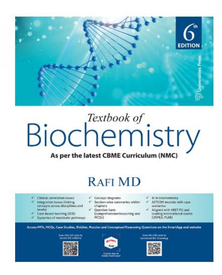 Textbook of Biochemistry;6th Edition 2026 By Rafi MD