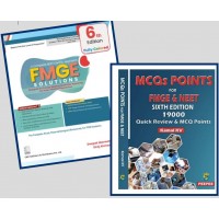 Combo Pack Of FMGE Solutions for MCI Screening Examination With MCQ Points For FMGE & NEET 19000 Quick Review