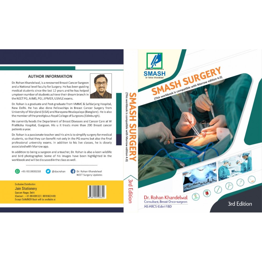 Smash Surgery Workbook-3.0 Edition 2020 by Dr.Rohan Khandelwal