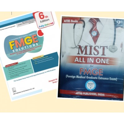 Combo Pack Of FMGE Solutions for MCI Screening Examination With MIST All In One For FMGE 