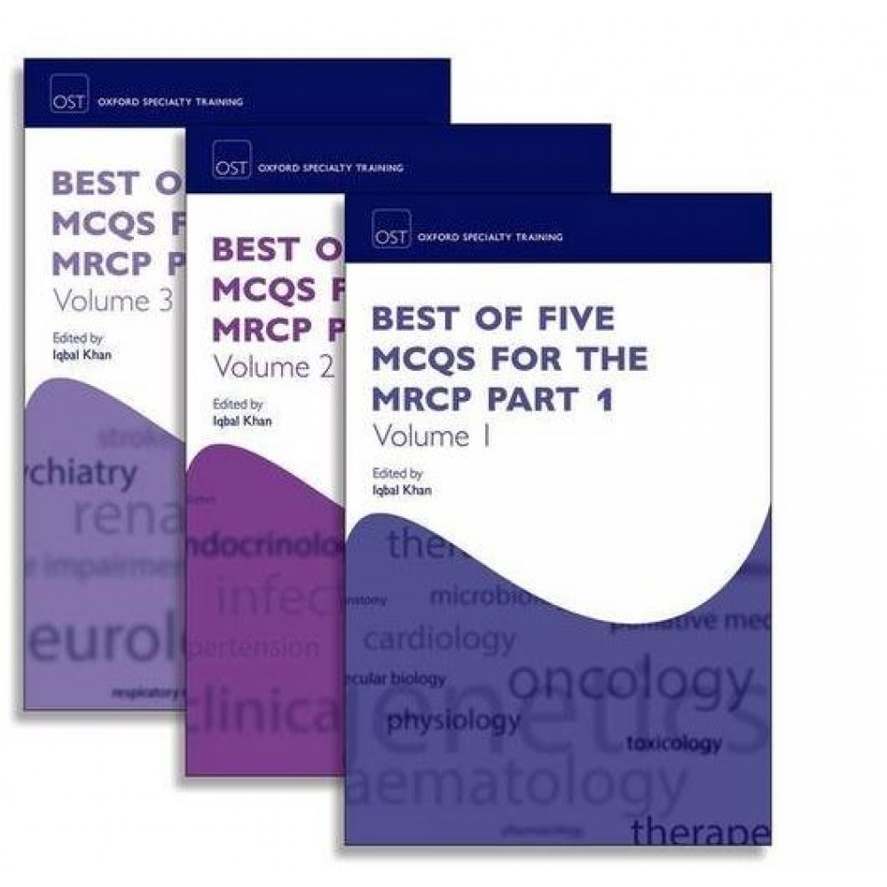 Best of Five MCQs for the MRCP Part 1 Pack (Oxford Specialty Training: Revision Texts):1st Edition 2017 By Iqbal Khan