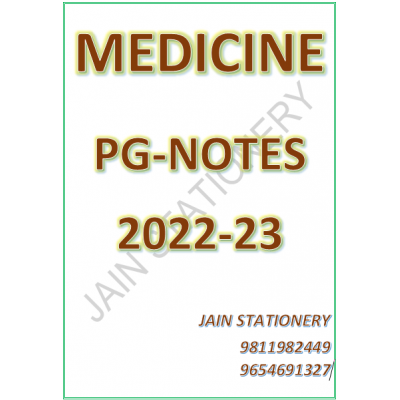 Medicine DAMS PG-Hand Written (Colored) Notes 2022-23