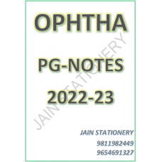 Ophthalmology Dams PG Hand Written (Colored ) Notes 2022-23