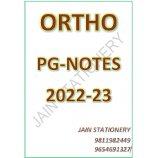 Orthopaedics DAMS PG-Hand Written (Colored )Notes 2022 -23