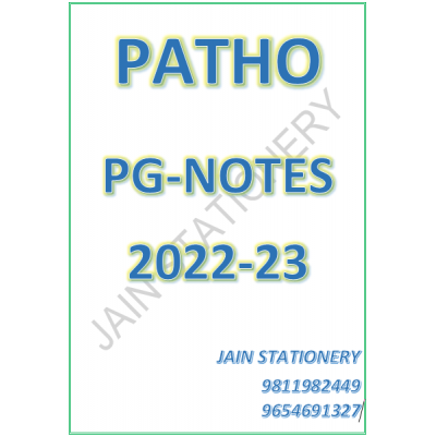 Pathology DAMS PG-Hand Written (Colored) Notes 2022-23