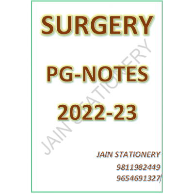Surgery DAMS PG-Hand Written (Colored ) Notes 2022-23