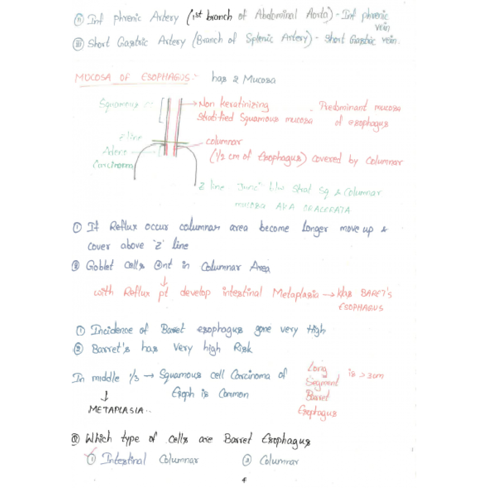 Surgery DAMS PG-Hand Written (Colored ) Notes 2022-23