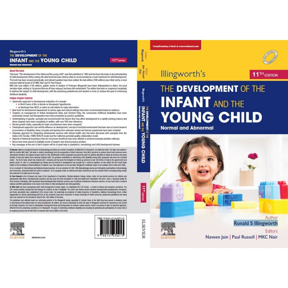 Illingworth's:The Development Of The Infant And Young Child;11th Edition 2021By Naveen Jain, Paul Russell & MKC Nair