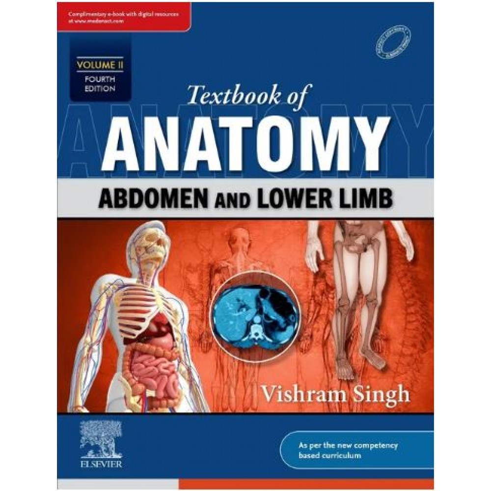 Text Book of Anatomy Abdomen and Lower Limb (Volume-2):4th Edition 2023 by Vishram Singh