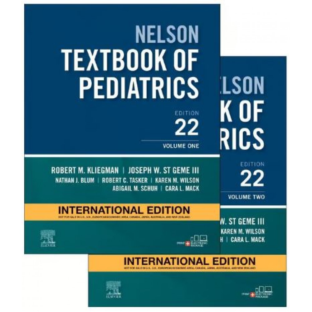 Nelson Textbook of Pediatrics (Set of 2 Volumes):22nd Edition 2024 By Robert M Kliegman