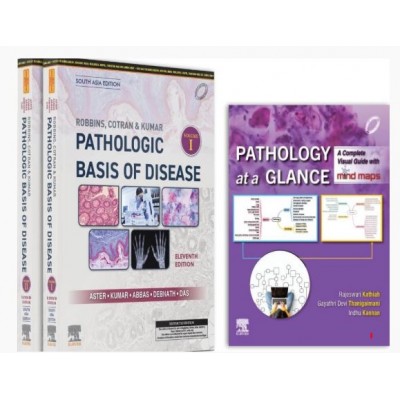 Robbins And Cotran Pathologic Basis of Disease(2 Vol set);11th(South Asia) Edition 2025 By Vinay Kumar,Abul K. Abbas & Rajeswari Kathiah
