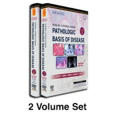 Robbins And Cotran Pathologic Basis of Disease(2 Vol set);11th(South Asia) Edition 2025 By Vinay Kumar,Abul K. Abbas & Rajeswari Kathiah