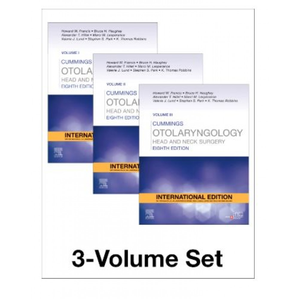 Cummings Otolaryngology Head and Neck Surgery(3Vols Set);8th(International) Edition 2026 by Howard W. Francis & Bruce H. Haughey