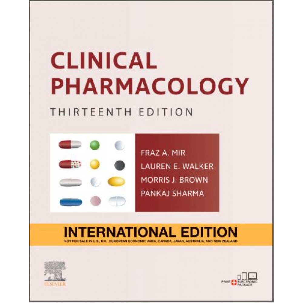 Clinical Pharmacology;13th (International) Edition 2026 By Morris J.Brown