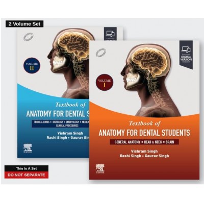 Textbook of Anatomy For Dental Students (2-Volume Set);1st Edition 2026 by Vishram Singh