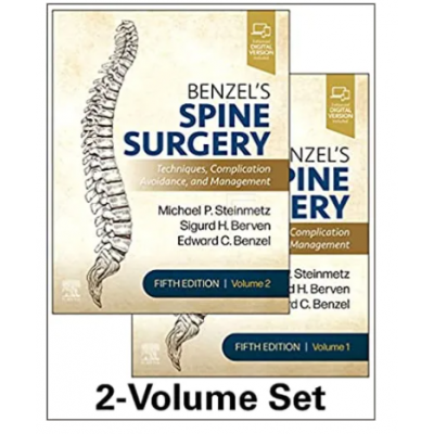 Benzel's Spine Surgery (2 Volume Set);5th Edition 2022 By Michael P Steinmetz