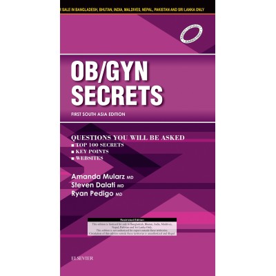 Obstetrics & Gynecology Secrets;1st(South Asia Edition) 2017 By Mularz