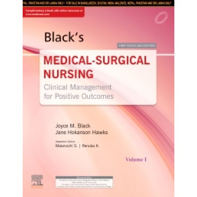 BLACK'S Medical Surgical Nursing(2 Volume set);First(South Asia)Edition 2019 By Malarvizhi S