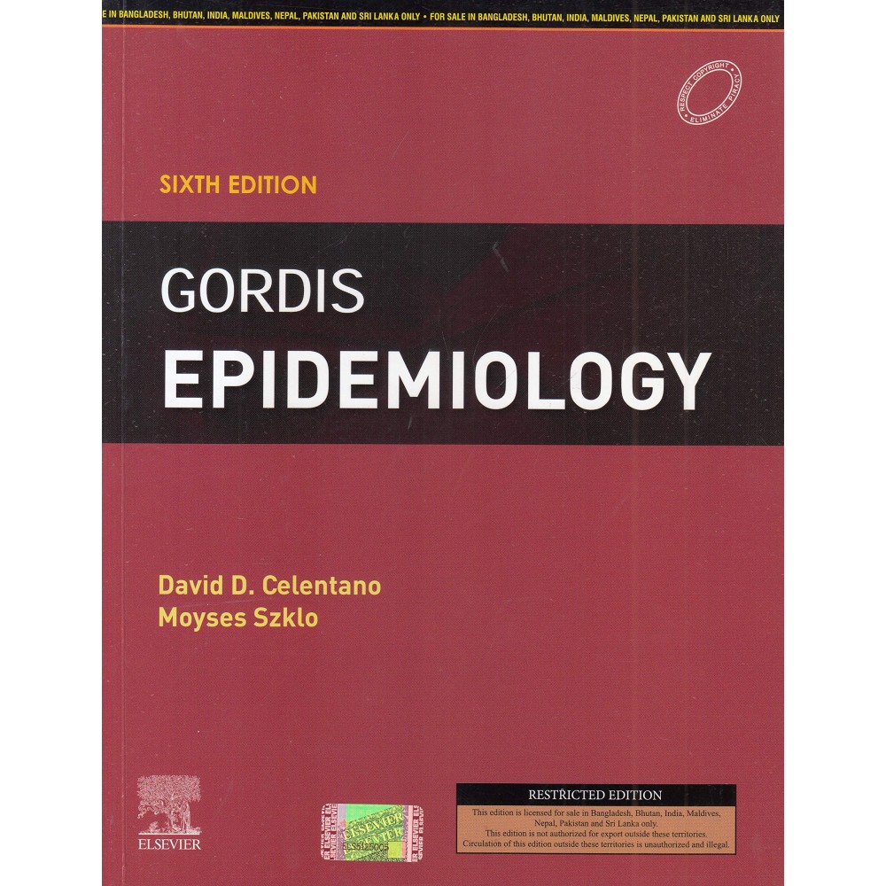 Gordis,Epidemiology,6th Edition,2020 By,DAVID,D,CELENTANO
