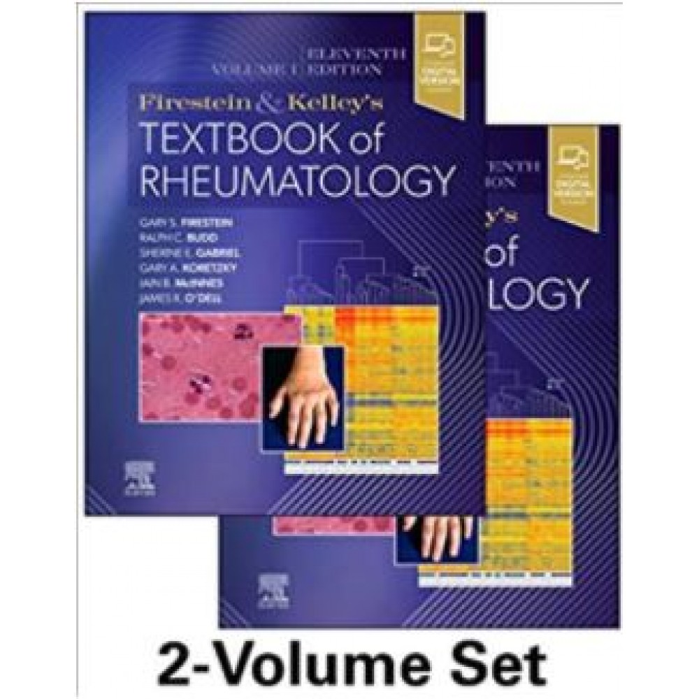 Firestein & Kelley’s Textbook of Rheumatology(2-Volume Set);11th Edition 2020 By Gary S.Firestein,Ralph C. Budd, Sherine E Gabriel 