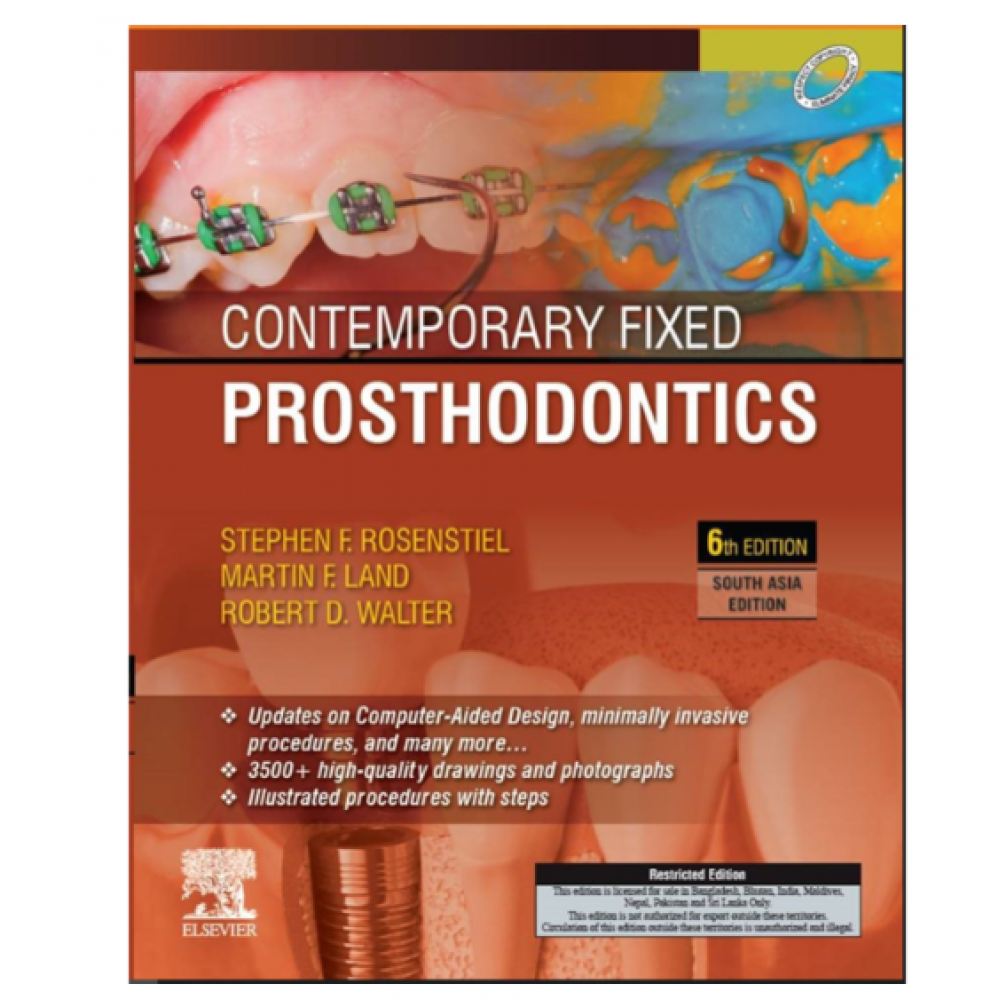 Contemporary Fixed Prosthodontics;2nd(South Asia) Edition 2022 By Stephen F Rosenstiel