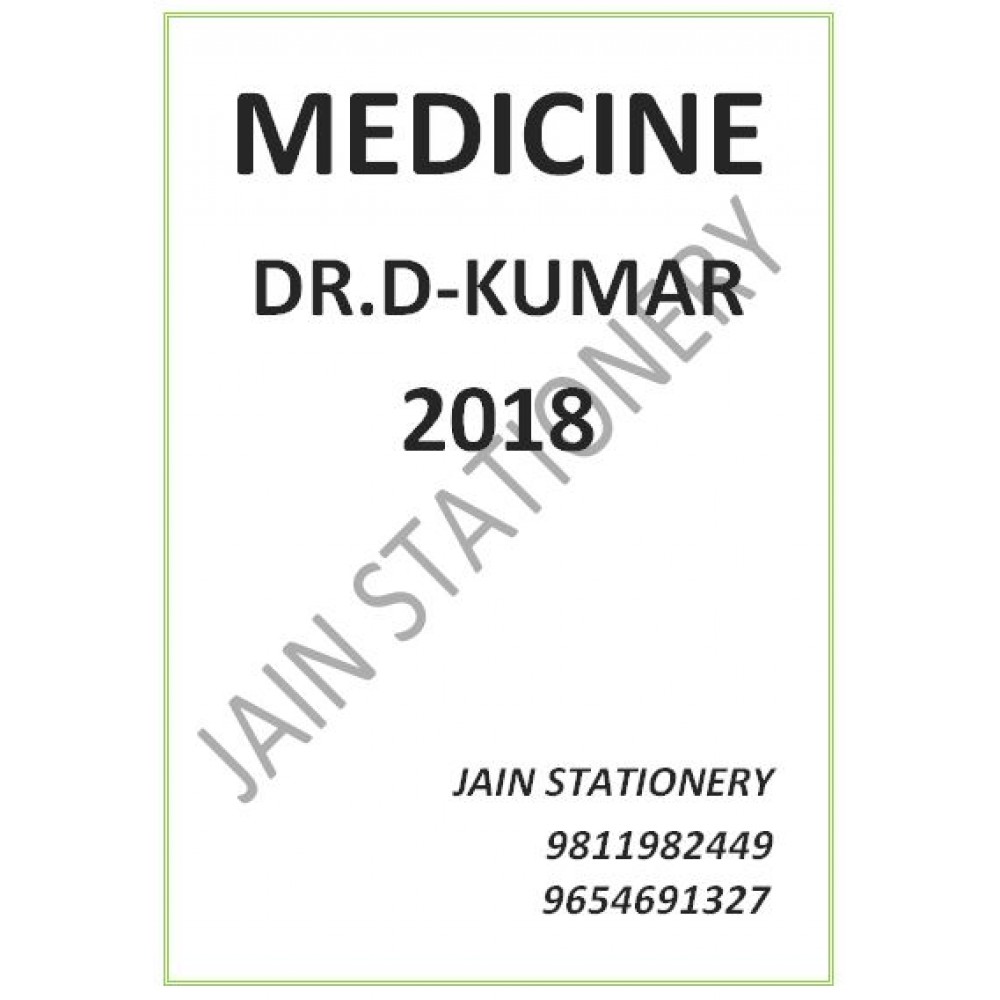 Medicine- D.Kumar 2018