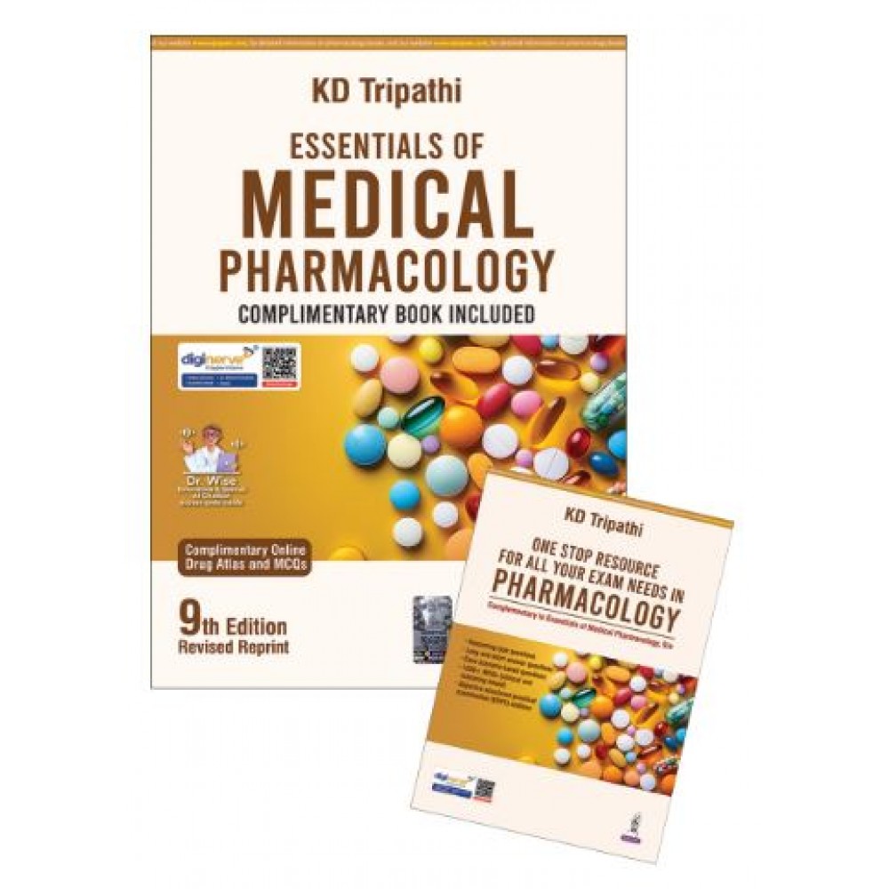 Essentials of Medical Pharmacology:9th (Revised Reprint) Edition 2026 By KD Tripathi
