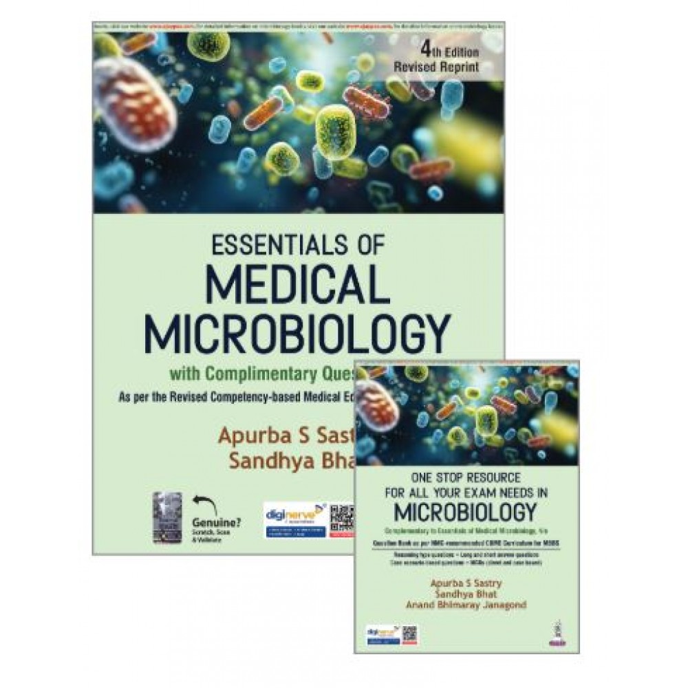 Essentials of Medical Microbiology;4th(Revised Reprint)Edition 2026 by Apurba S Sastry & Sandhya Bhat