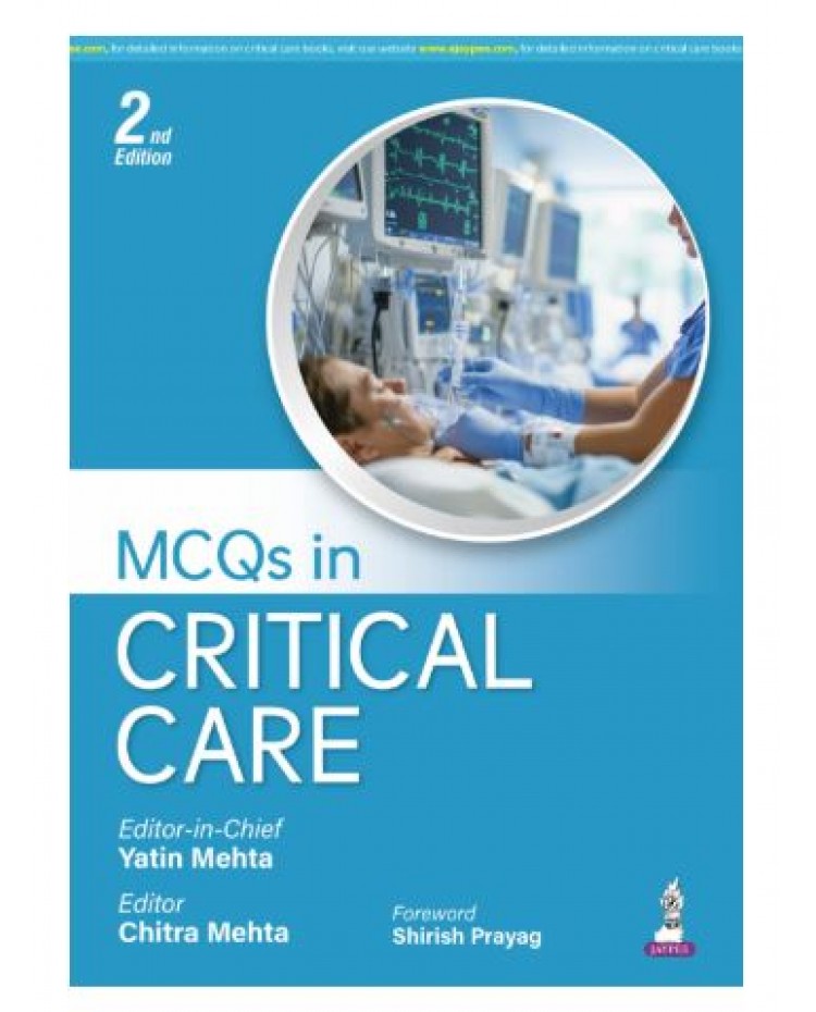 MCQs in Critical Care;2nd Edition 2026 by Yatin Mehta & Chitra Mehta
