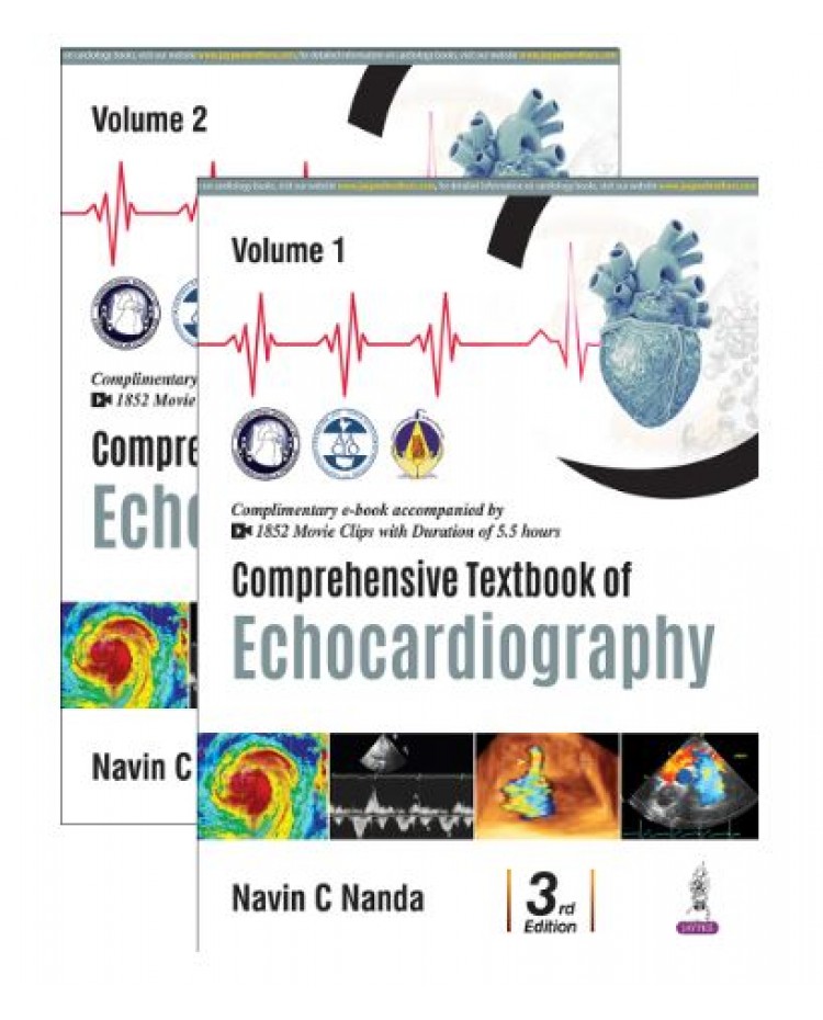 Comprehensive Textbook of Echocardiography (2 Volumes);3rd Edition 2025 By Navin C Nanda