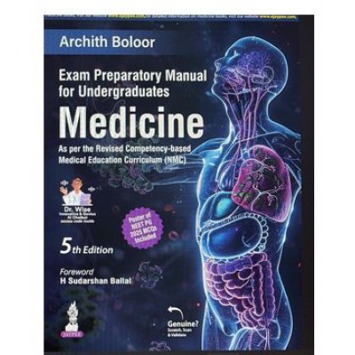 Exam Preparatory Manual for Undergraduates Medicine;5th Edition 2026 by Archith Boloor