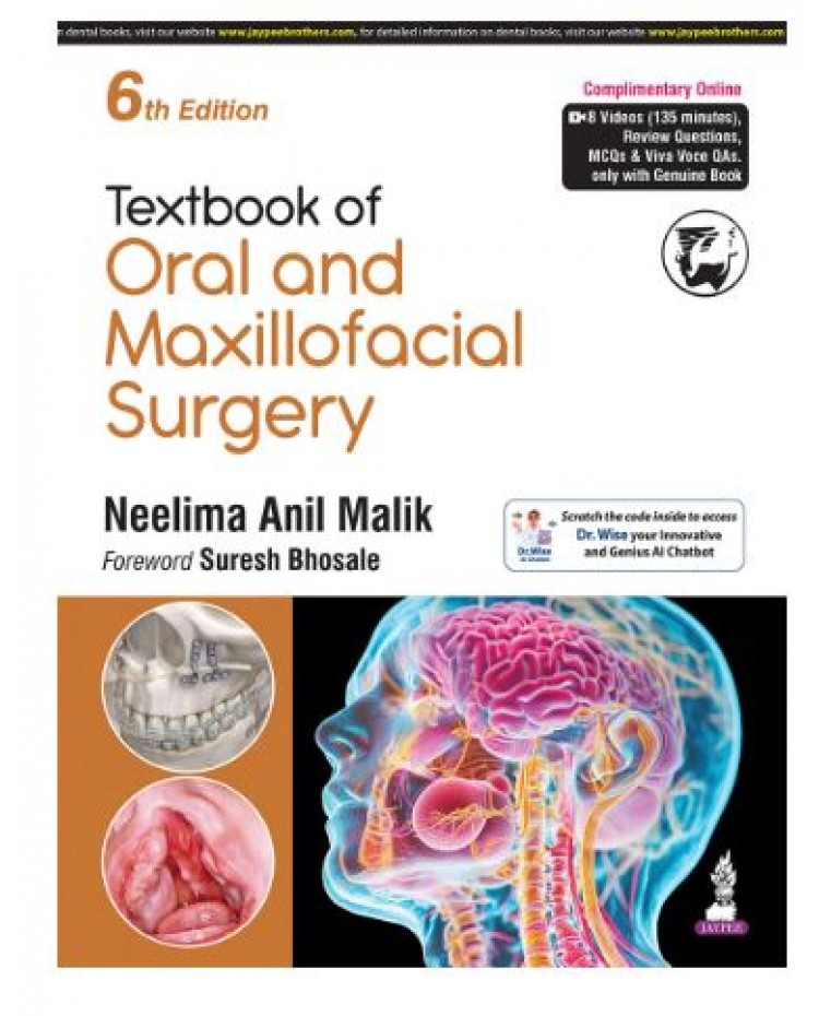 Textbook of Oral And Maxillofacial Surgery;6th Edition 2025 By Neelima Anil Malik