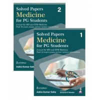 Solved Papers Medicine for PG Students (2 Volumes);2nd Edition 2026 by Ashis Kumar Saha