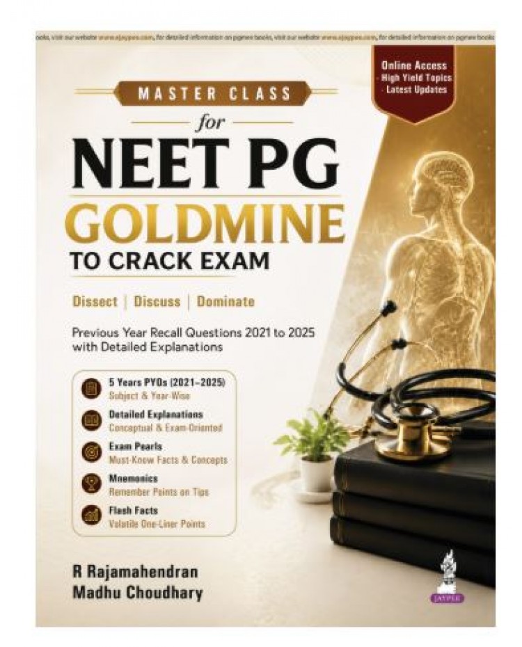 Master Class for Neet PG – Goldmine to Crack Exam;1st Edition 2027 by R Rajamahendran & Madhu Choudhary