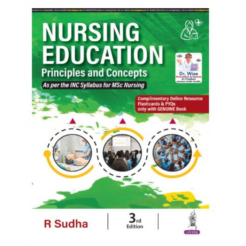 Nursing Education Principles and Concepts;3rd Edition 2026 by R Sudha