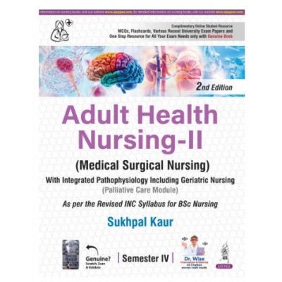 Adult Health Nursing-II:2nd Edition 2026 By Sukhpal Kaur