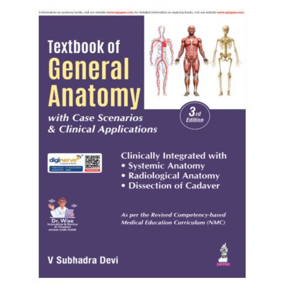 Textbook of General Anatomy;3rd Edition 2026 by V Subhadra Devi