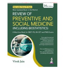 Review of Preventive and Social Medicine (Including Biostatistics);16th Edition 2026 by Vivek Jain 