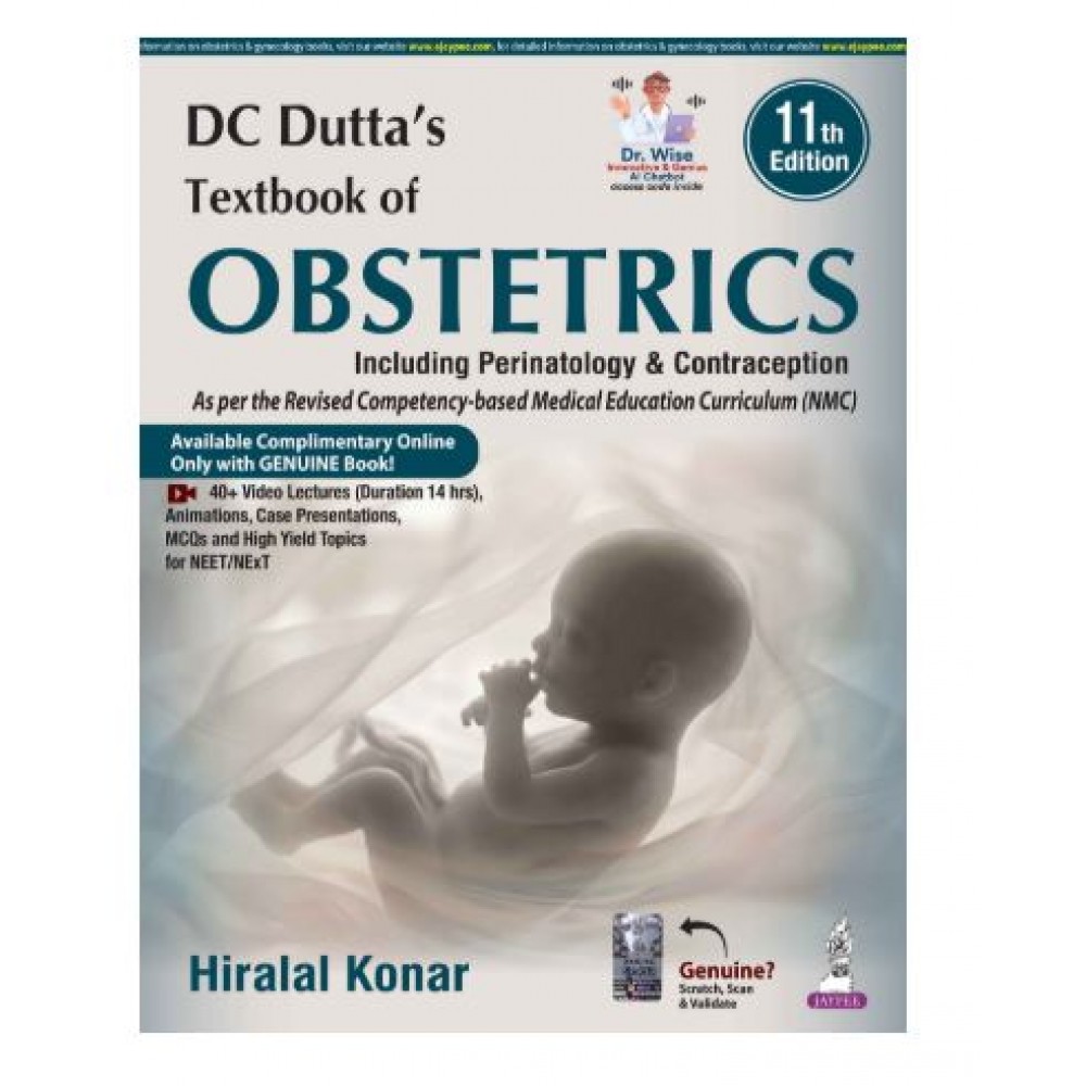 DC Dutta's Textbook of Obstetrics;11th Edition 2026 by Hiralal Konar