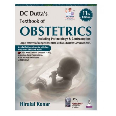 DC Dutta's Textbook of Obstetrics;11th Edition 2026 by Hiralal Konar