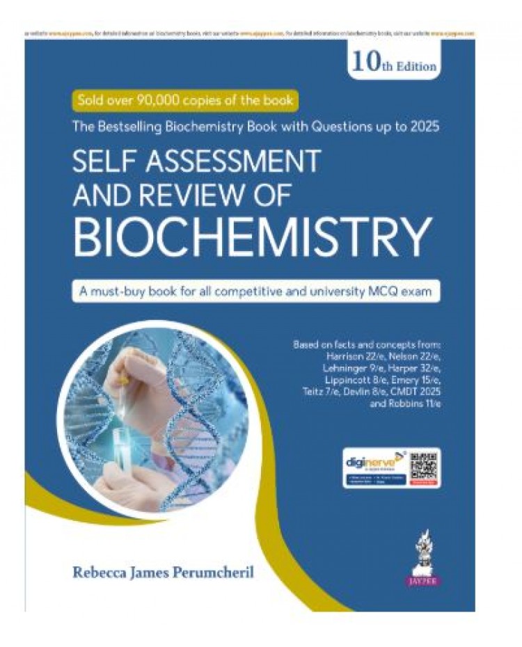 Self Assessment and Review of Biochemistry:10th Edition 2026 By Rebecca James Perumcheril