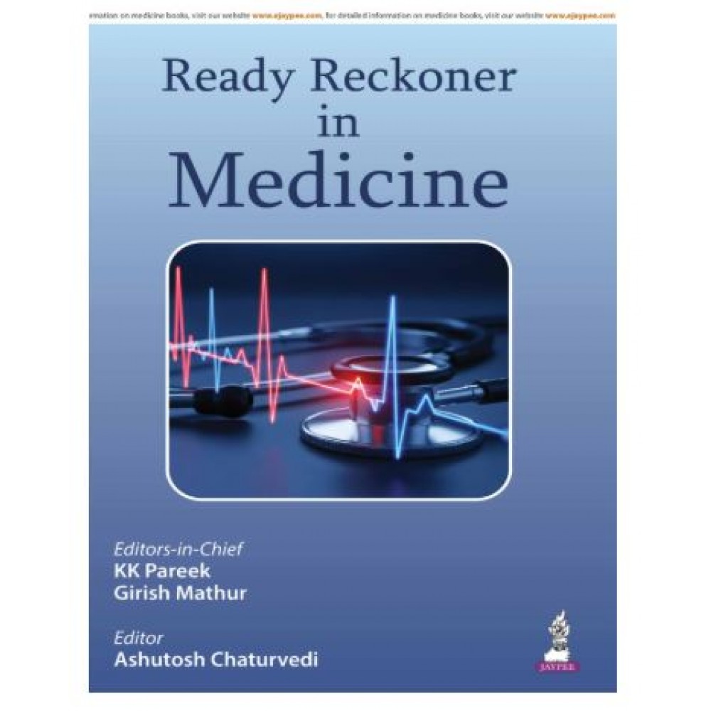 Ready Reckoner in Medicine;1st Edition 2026 by KK Pareek, Girish Mathur & Ashutosh Chaturvedi