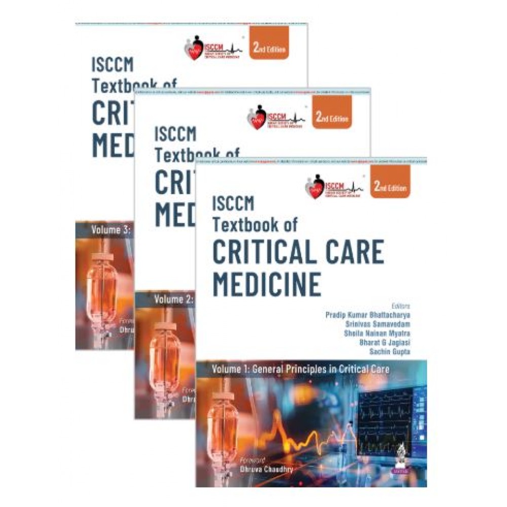 ISCCM Textbook of Critical Care Medicine (3 Vols.);2nd Edition 2026 by Pradip Kumar Bhattacharya, Srinivas Samavedam & Sachin Gupta