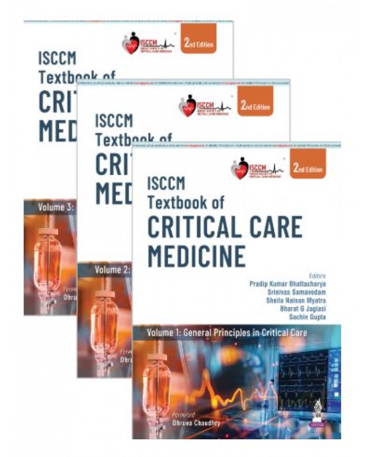 ISCCM Textbook of Critical Care Medicine (3 Vols.);2nd Edition 2026 by Pradip Kumar Bhattacharya, Srinivas Samavedam & Sachin Gupta