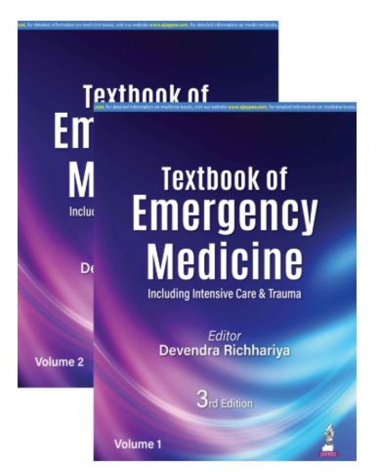 Textbook of Emergency Medicine: Including Intensive Care & Trauma (2 Vols.);3rd Edition 2026 by Devendra Richhariya
