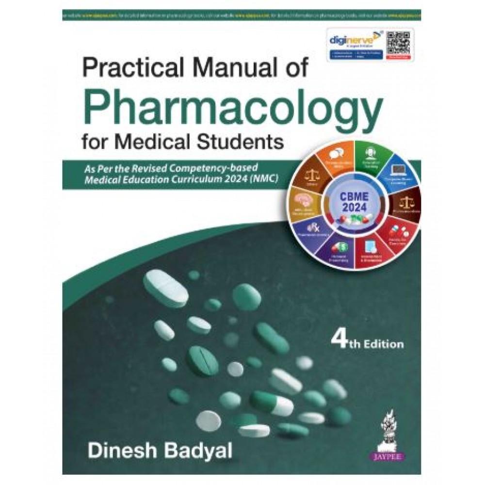 Practical Manual of Pharmacology for Medical Students;4th Edition 2026 By Dinesh Badyal