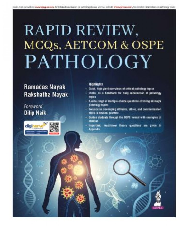 Rapid Review, MCQs, AETCOM & OSPE Pathology;1st Edition 2026 by Ramadas Nayak & Rakshatha Nayak